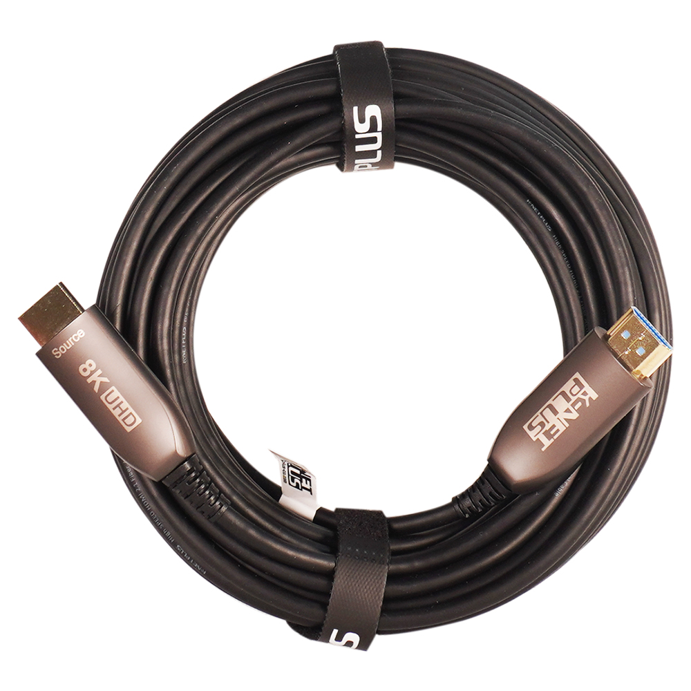 کابل ۲.۰ HDMI فیبر نوری کی نت پلاس ۱۰ متری KP-CHAOC100